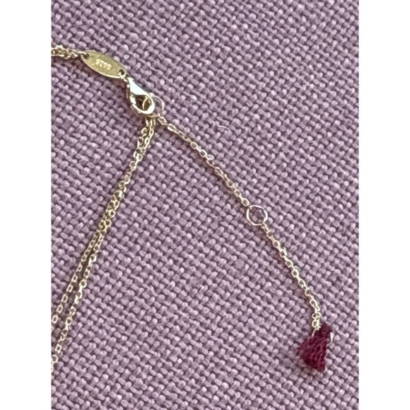 SHASHI Gold Double Layer Necklace - Picture 5 of 5